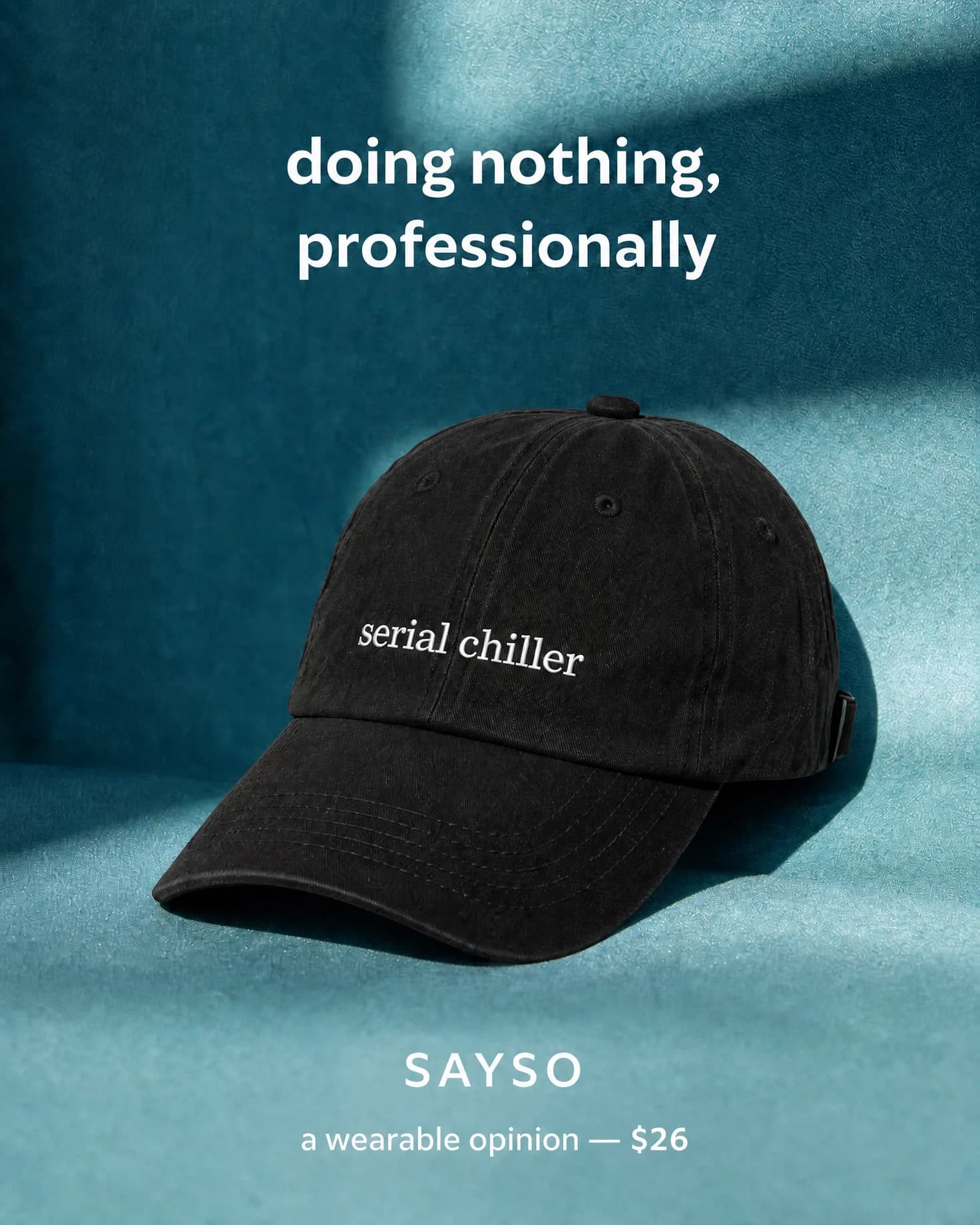 serial chiller — doing nothing, professionally